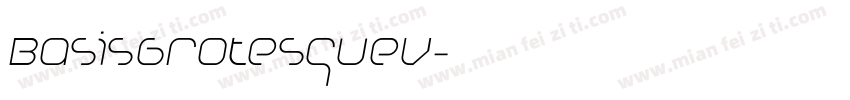 Basis GrotesqueV字体转换